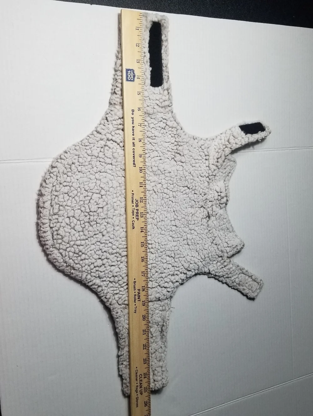FREE COUNTRY DOG CREAM QUILTED WITH SHERPA COAT SIZE SMALL (RUNS LARGER)